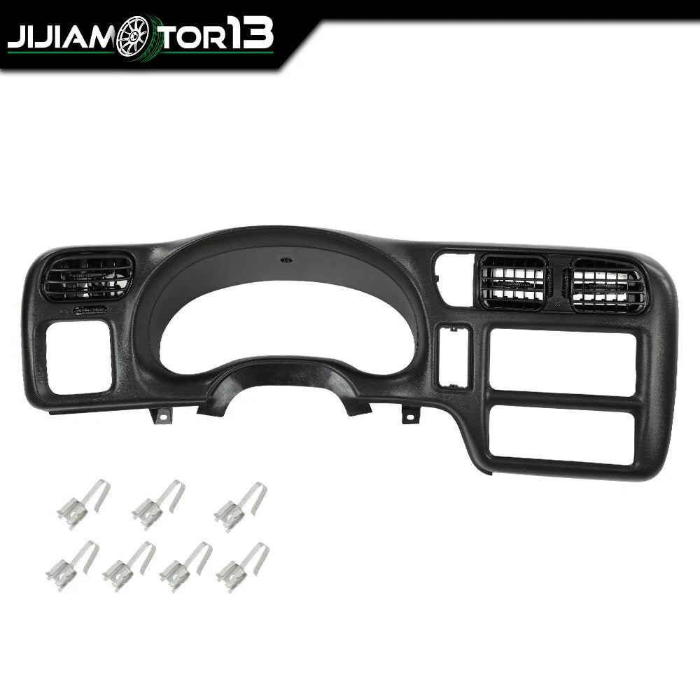 Dash Trim Bezel Cover for Chevy Blazer Jimmy Sonoma S10 (1998–2004) J-02ITM4520ABK