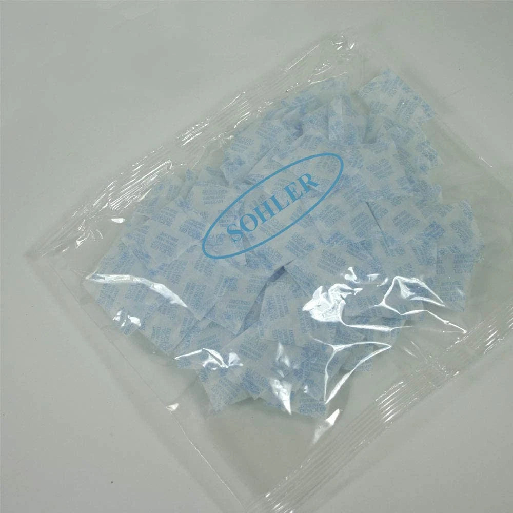 100 Packets Silica Gel Desiccant 2 Gram for Moisture Control