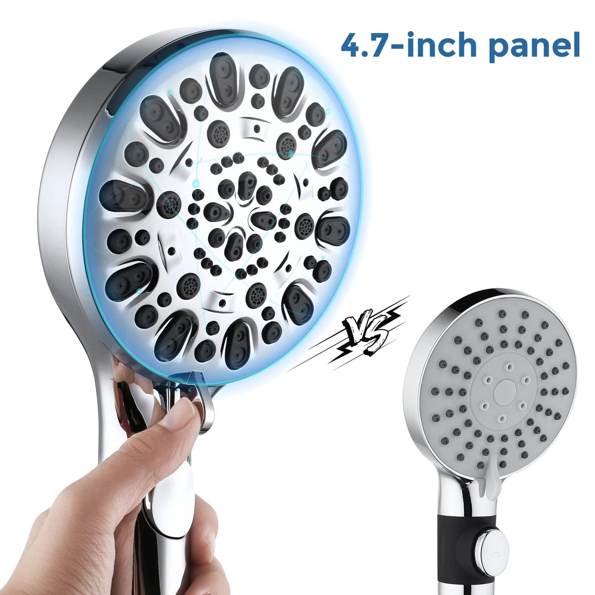 7-Spray Handheld Shower Head Combo (Chrome) for Universal Fit