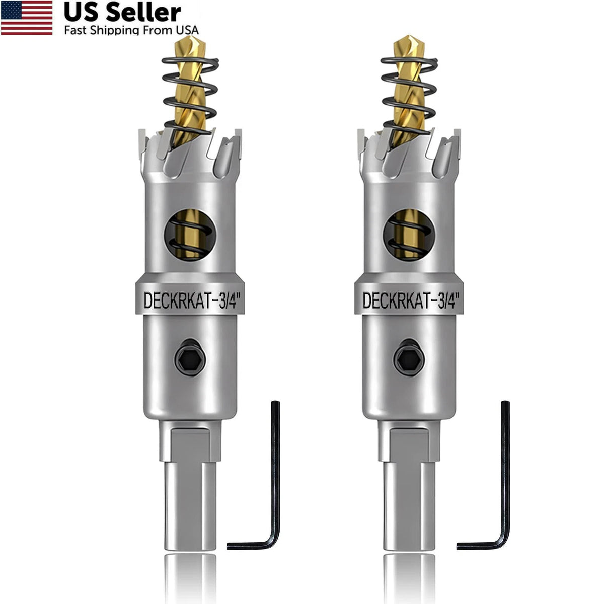 2-Pack 3/4" TCT Hole Saws for Hard Metal (19mm)