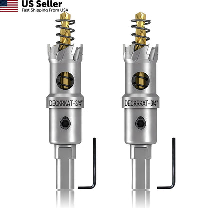 2-Pack 3/4" TCT Hole Saws for Hard Metal (19mm)