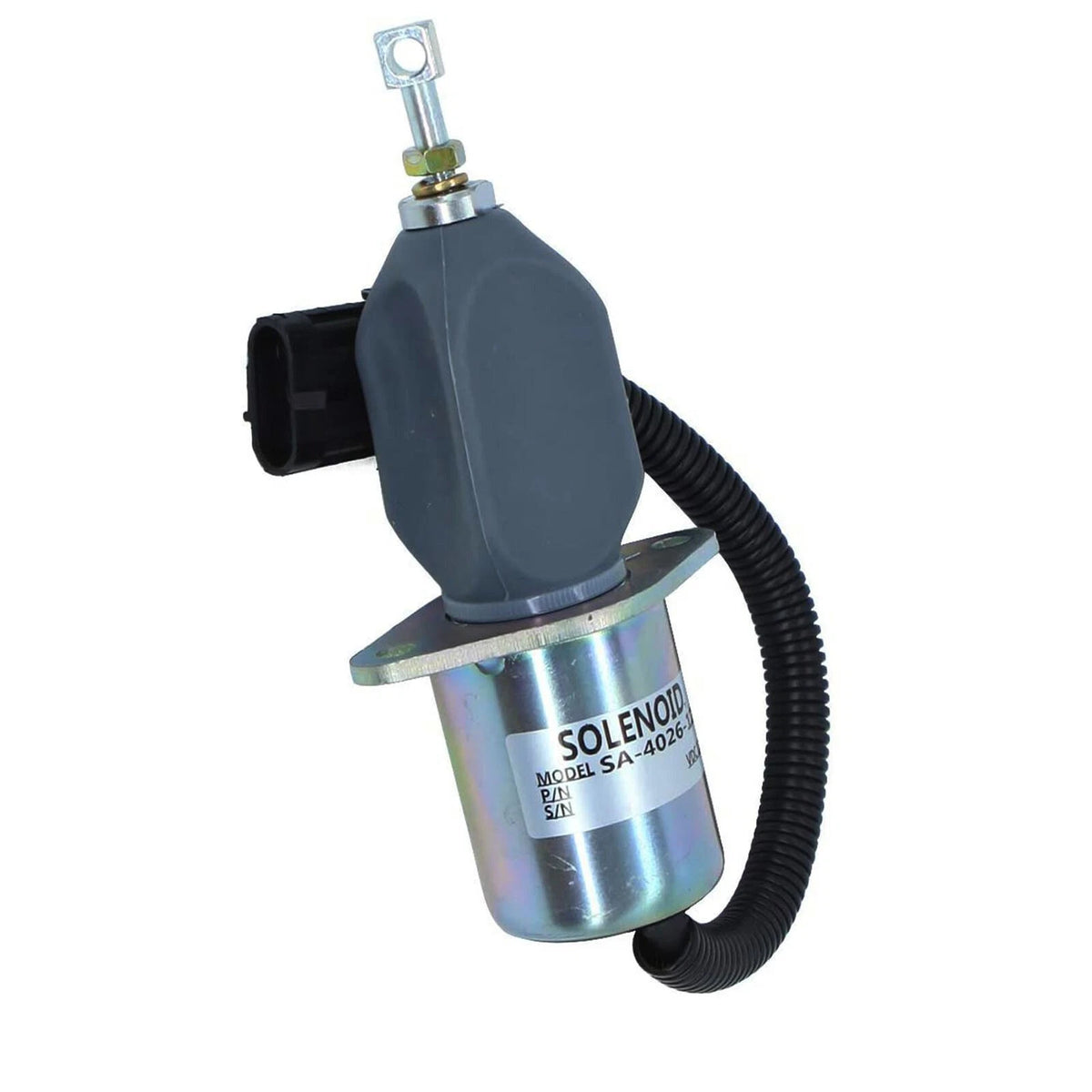 Fuel Shut Off Solenoid 12V for Cummins 5.9L & 8.3L (3919422, SA-4026-12)
