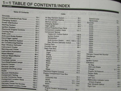 Electrical & Vacuum Troubleshooting Manual for Ford Aspire (1997)
