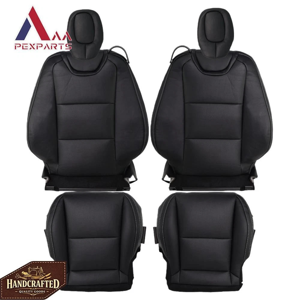Front Leather Perforated Seat Covers for Chevy Camaro (2010–2015)