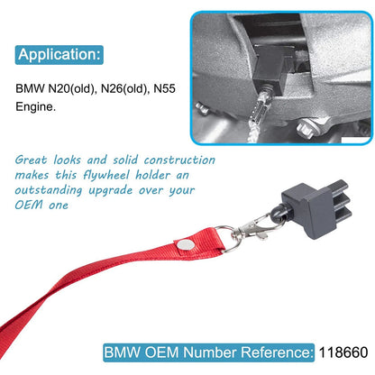 Red Flywheel Holder Locking Tool 118660 for BMW N20 N26 N55 (2011–2020)