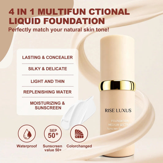 1 Fl Oz Rise Luxus Ultrablend Foundation for 2025 (Beige)