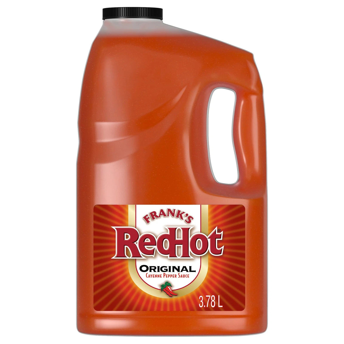 1 Gallon Franks RedHot Original Cayenne Pepper Hot Sauce Bulk Container