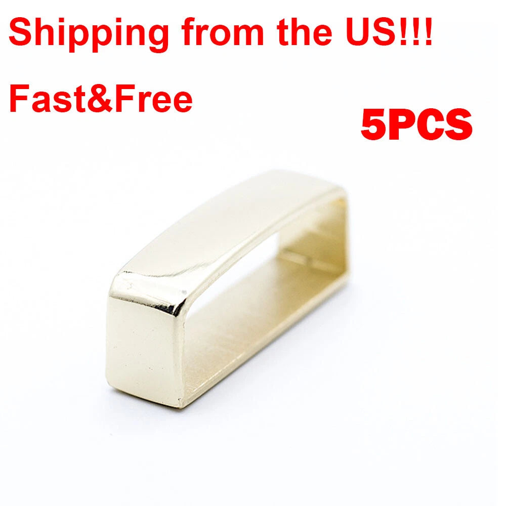 5pcs 40mm Solid Brass Belt Loop Buckle for DIY Accessories