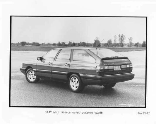 Press Photo for Audi 5000CS Turbo Quattro (1987)