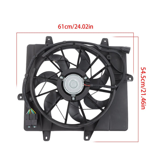 2X Engine Radiator Cooling Fan for Chrysler PT Cruiser (2006–2010) BCK97955K