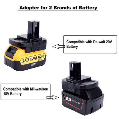DM18RL Adapter for Ryobi 18V Tools (Compatible)