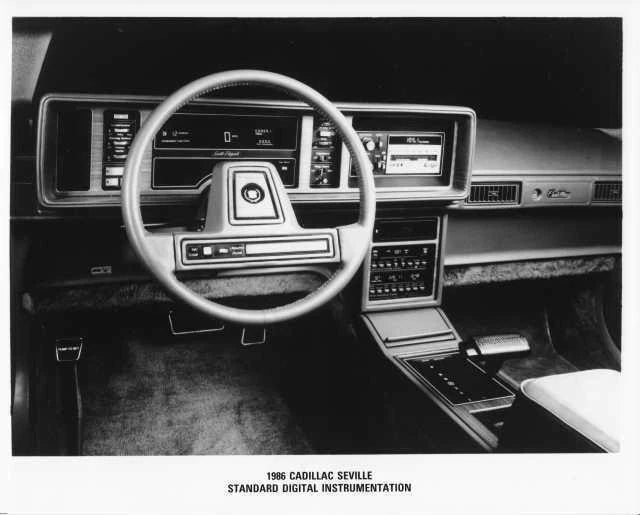 Digital Instrumentation for Cadillac Seville (1986)