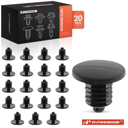 Set of 20 Wheelhouse Retainer Clips for GM (10169777, 20344)