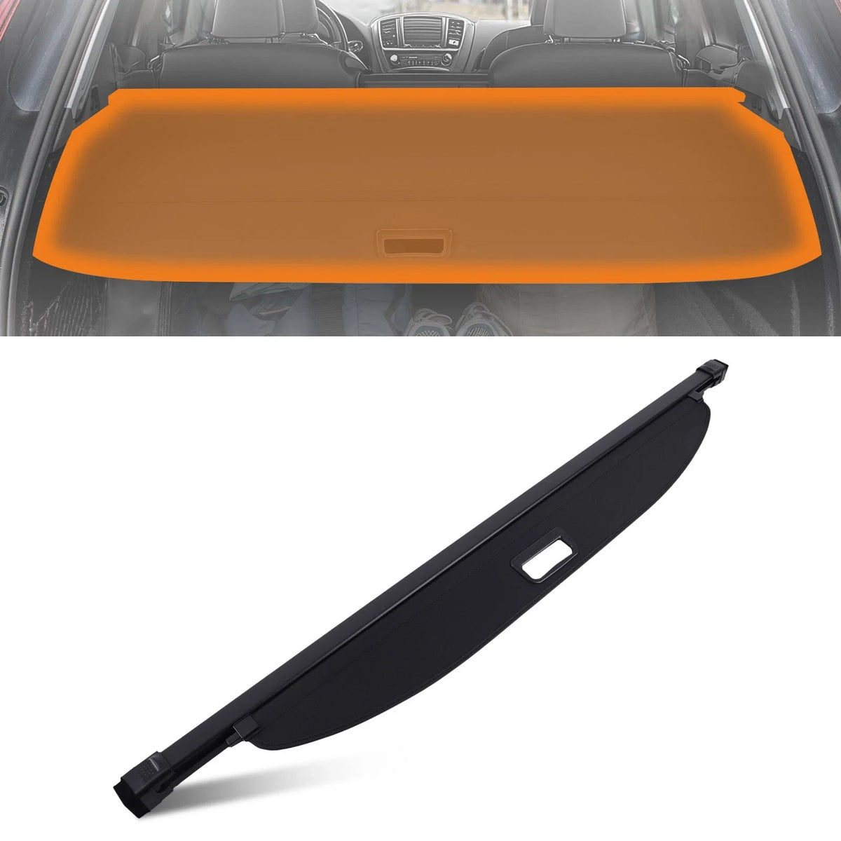 Retractable Black Cargo Cover for Mazda CX90 (2024+)
