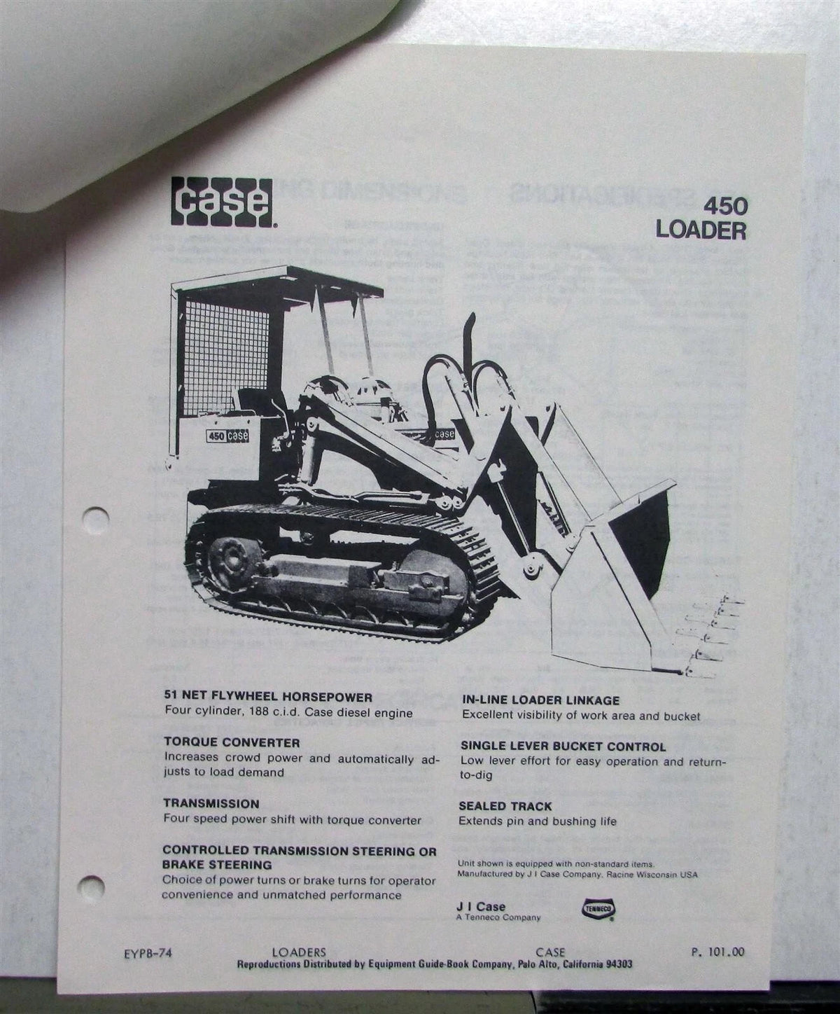Track Loader Parts for Caterpillar (1976)