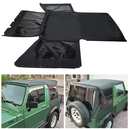 Soft Top Replacement for Suzuki Samurai (1986-1994) with Tinted Zip Out Windows