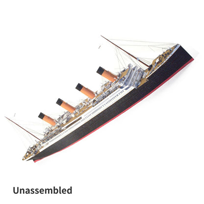 Unassembled Titanic Cruise Paper Model Ship Display