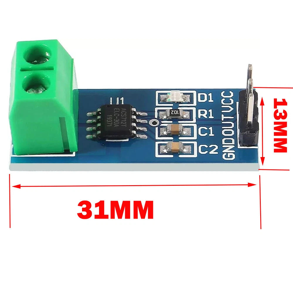 10PCS ACS712 Current Detect Sensor Modules for US