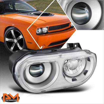 Chrome Projector Headlight Lamp Right Side for 2008–2014 Dodge Challenger