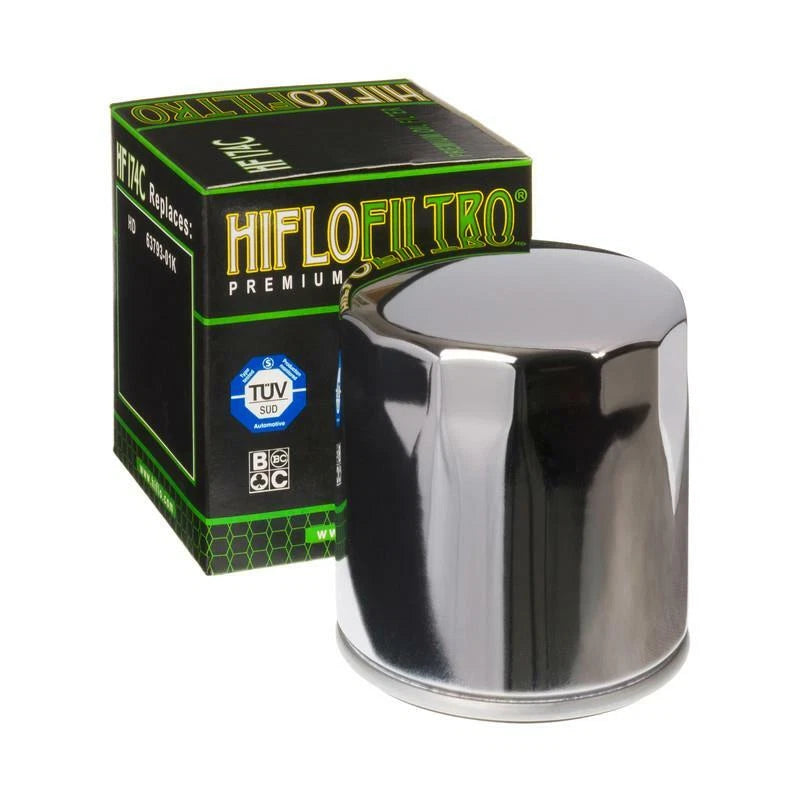Oil Filter for HiFlo HF174C (Chrome)