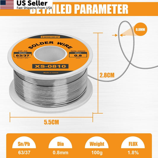 0.8mm Solder Wire for Automotive Applications (100g)