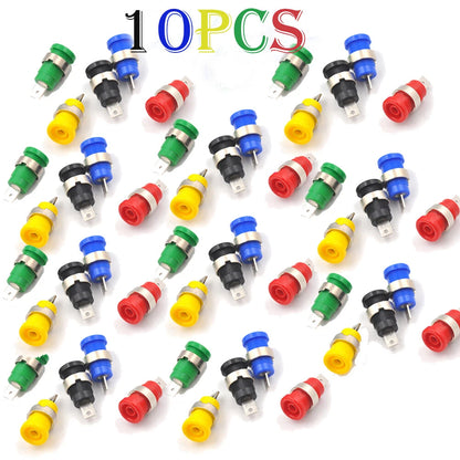 10Pcs Banana Plugs Female Jack Socket Connector 4mm for