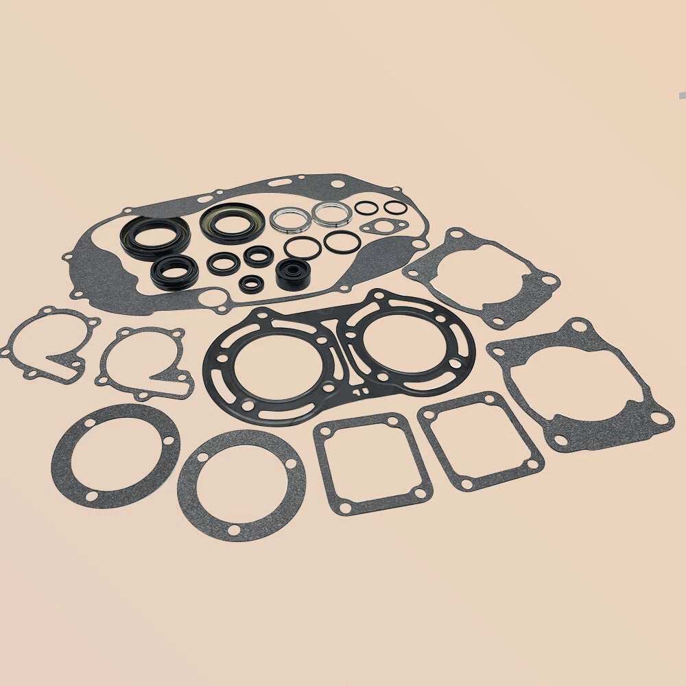 Complete Gasket Rebuild Kit w/Oil Seals for Yamaha YFZ350 Banshee (1987–2006)