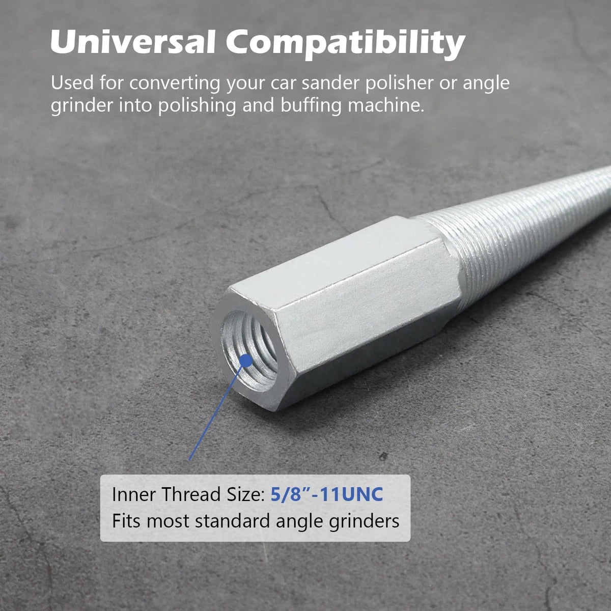 5/8"-11UNC Angle Grinder Adapter for Polishing (2010–2023)