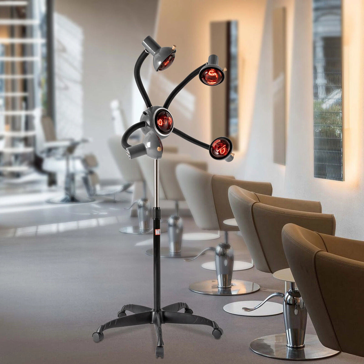 5 Head Infrared Light Therapy Lamp for Hair Perming and Dyeing