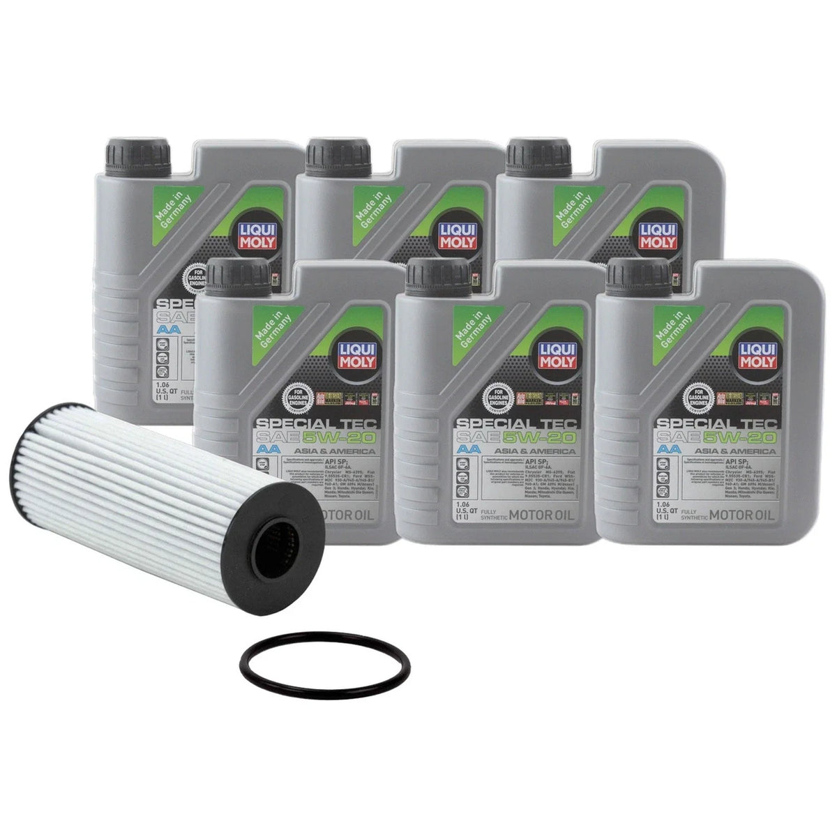 5W20 Engine Oil Change Kit Liqui Moly Special Tec AA for Town & Country
