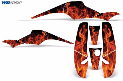 Graphic Sticker Decal for Polaris Scrambler 500, Trailblazer 350 (1985–2009)