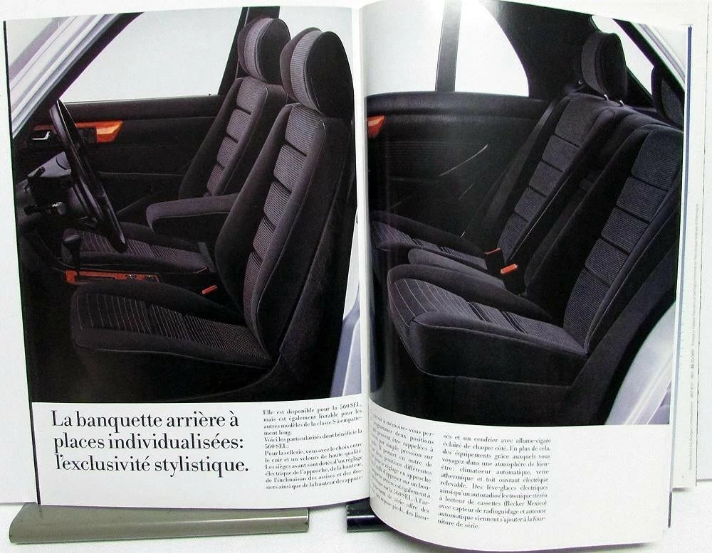 Mercedes-Benz S Class Dealer Brochure for 1990