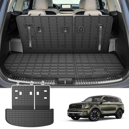 AllWeather Cargo & Backrest Mat for Kia Telluride (2020–2025)
