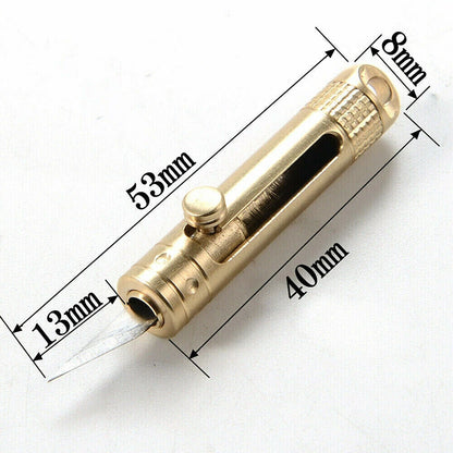 Pocket Knife Keychain Cutter for Mini Folding Blade (Portable)