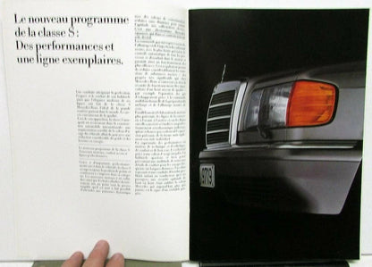 Mercedes-Benz S Class Dealer Brochure for 1990