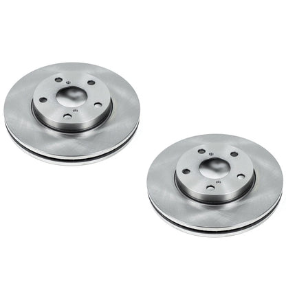Set of 2 Powerstop Brake Discs Front for Lexus SC300 (1992–1998) SET-P15JBR714-2