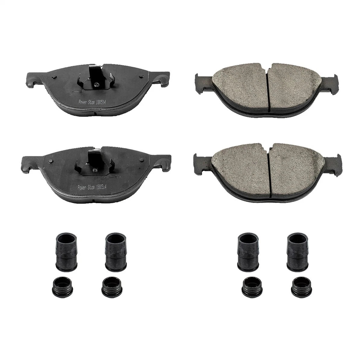 2X Powerstop Brake Pad Set Front for BMW 528i (2009–2019) 17-1409