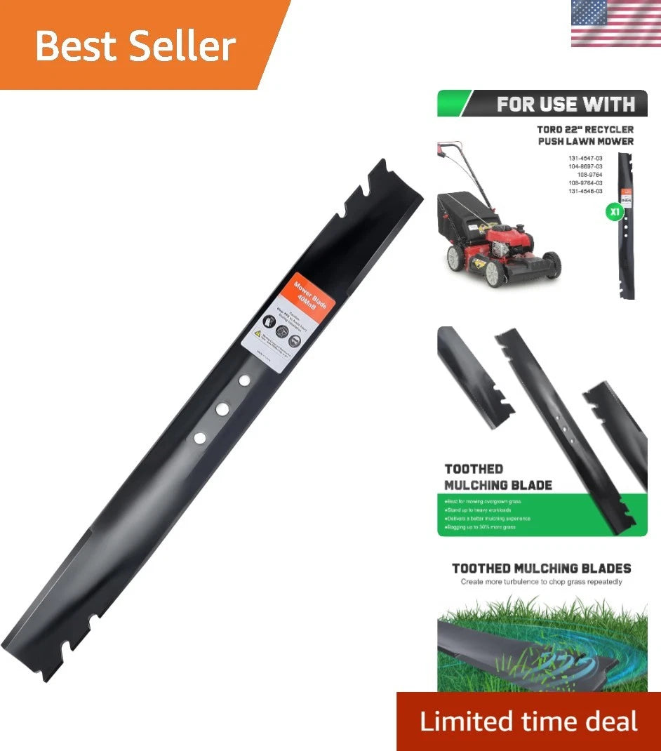 22'' Commercial Mulching Blades for Toro (2013–2023)