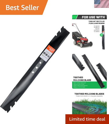 22'' Commercial Mulching Blades for Toro (2013–2023)