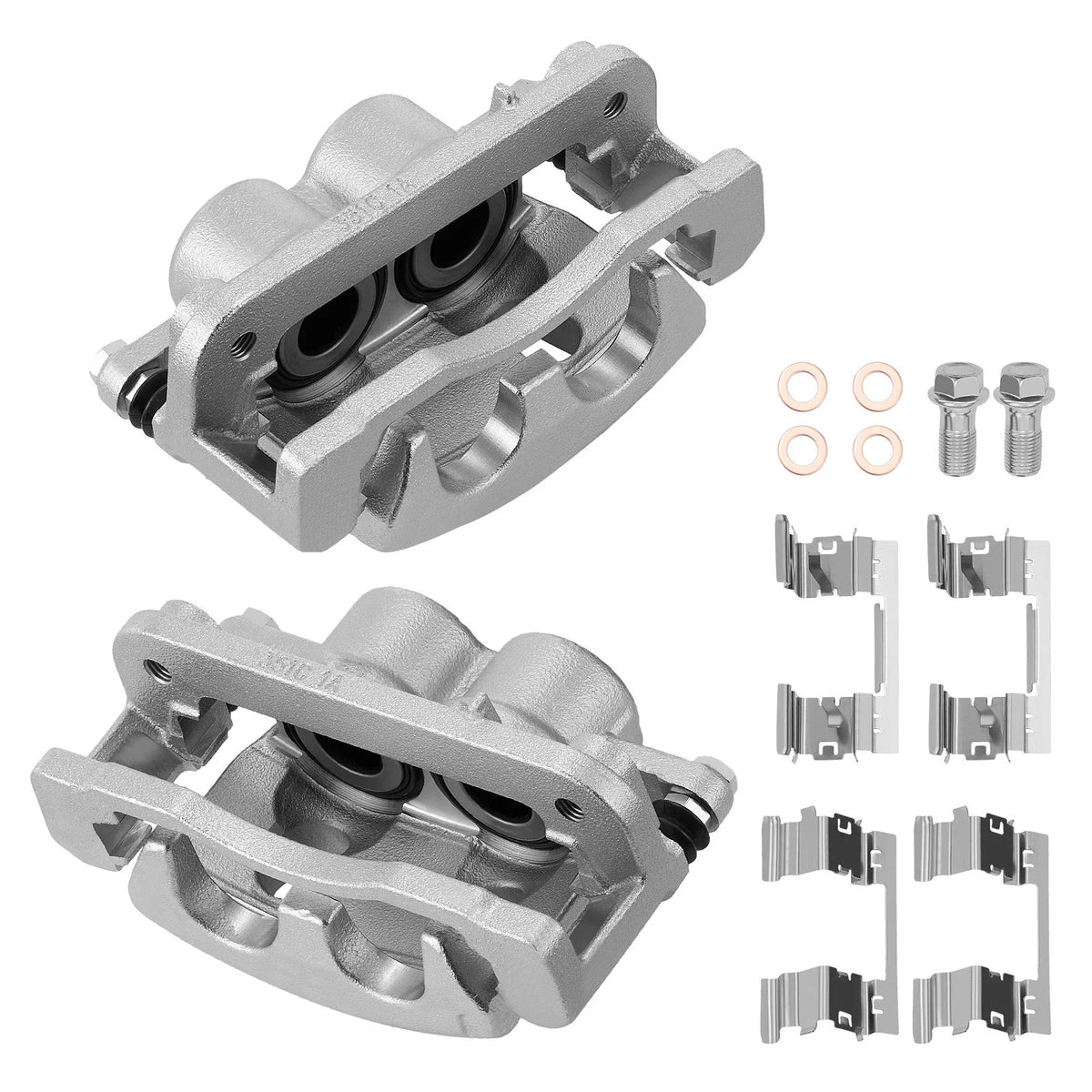 2PC Front Brake Calipers with Bracket for Chevrolet Tahoe (2007–2020)