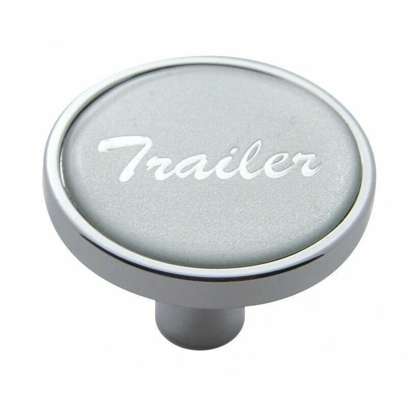 Silver Sticker Tractor Pin Mount Knob for Peterbilt Freightliner KW (23301)