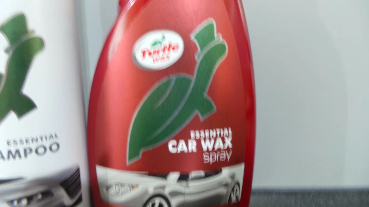 Turtle Wax Essential Car Shampoo & Wax Spray Set for All Vehicles