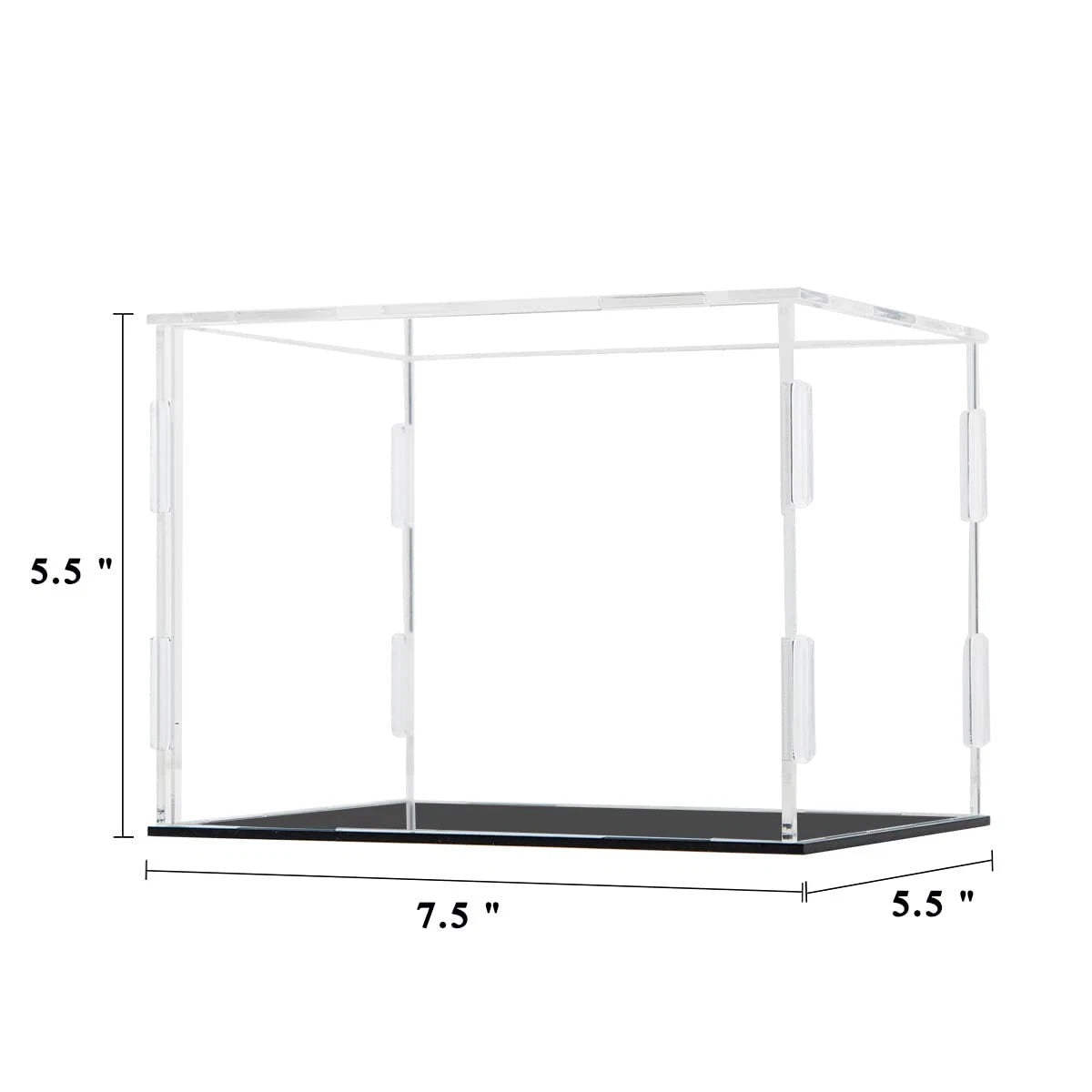 Acrylic Helmet Display Case for Football (Clear Square)