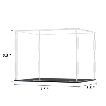 Acrylic Helmet Display Case for Football (Clear Square)