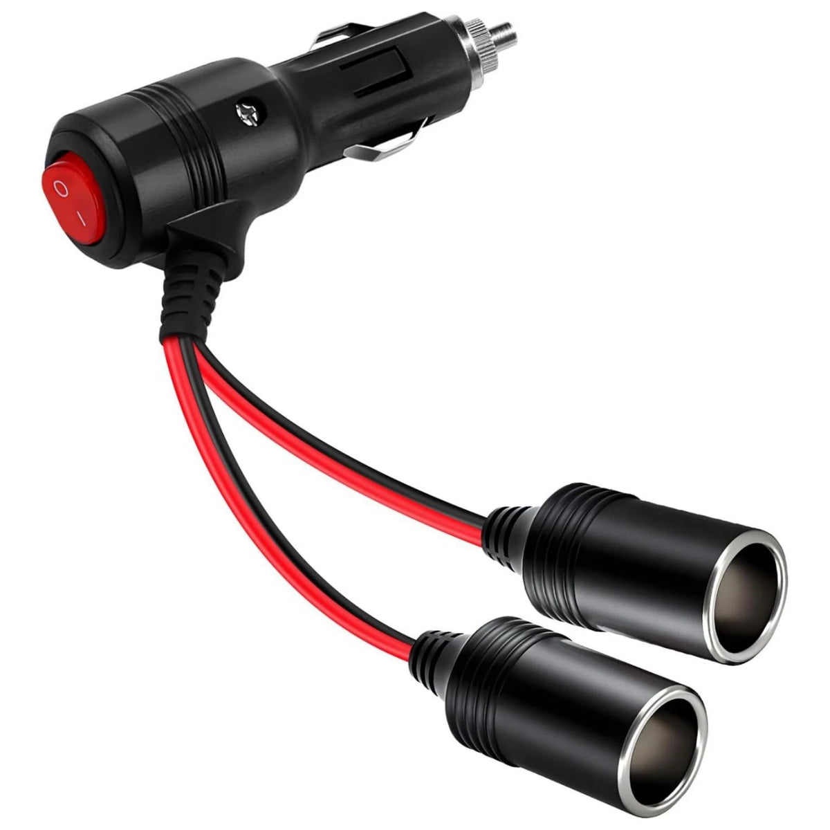 Cigarette Lighter Splitter for Car (1 to 2 DC Ports)
