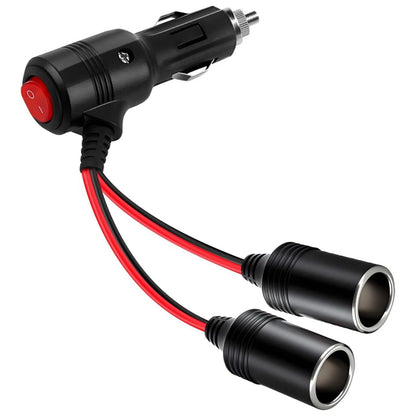 Cigarette Lighter Splitter for Car (1 to 2 DC Ports)