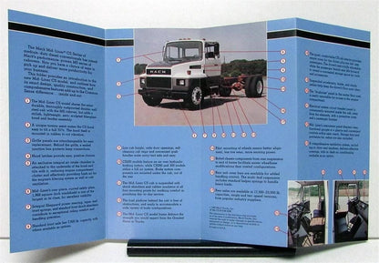 Sales Folder Mailer for Mack Truck Mid Liner CS Series (1986)