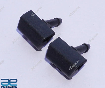 2X Front Windshield Wiper Washer Jet Nozzles for Nissan Micra, Sunny
