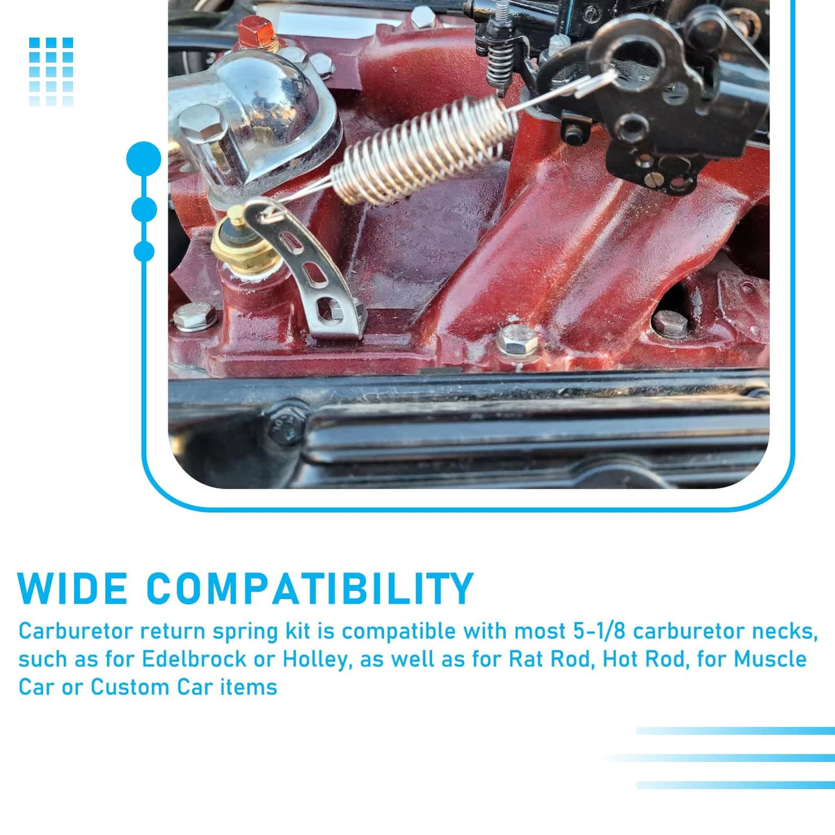 Carburetor Return Spring and Bracket Kit for