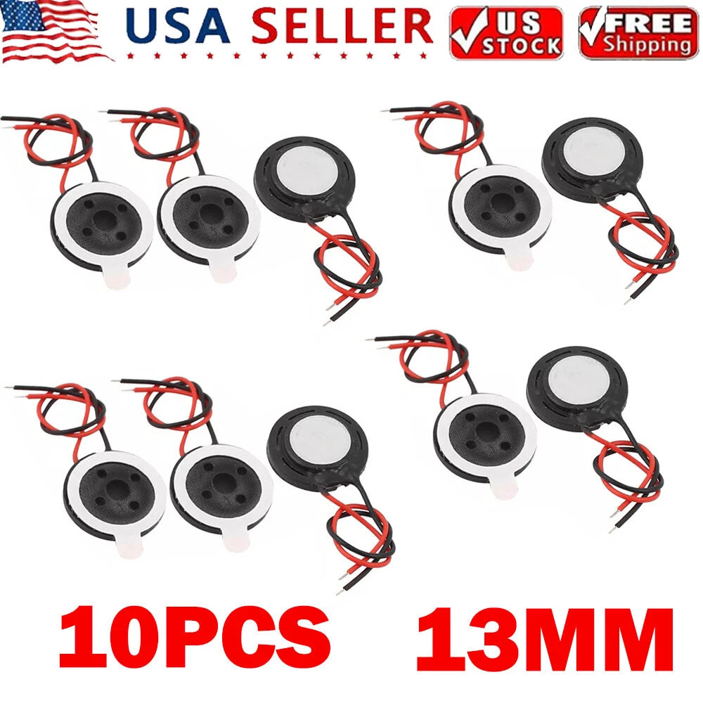10pcs 13mm 8 Ohm Mini Micro Speakers for Arduino
